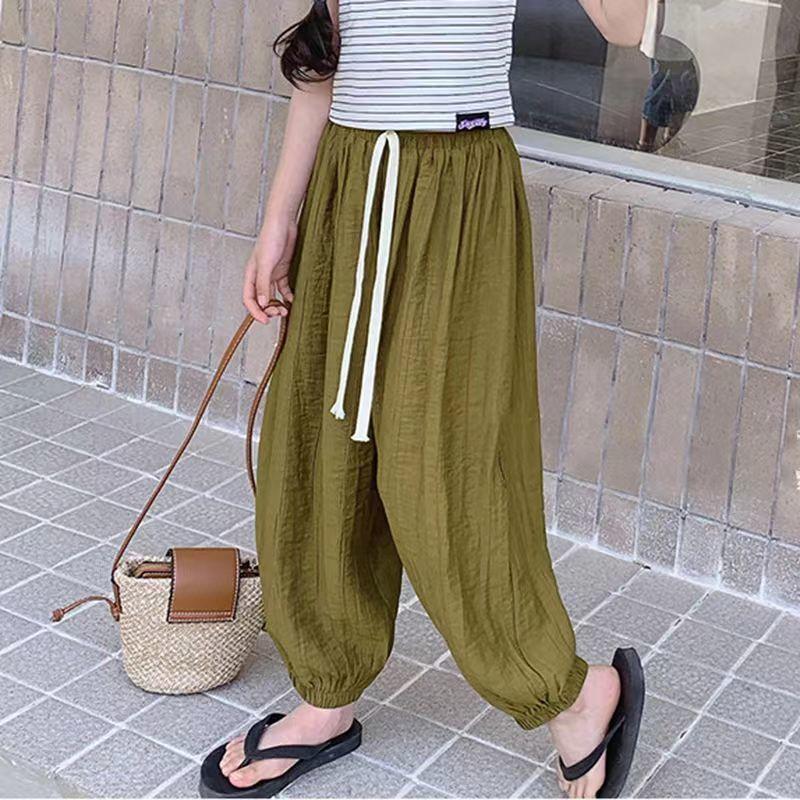 Quần Chống Muỗi, Quần Bé Gái, Quần Baggy Mới, Dành Cho Nữ Và Trẻ Em, Quần Voi, Quần Mùa Hè, 8 Tuổi, Thích Hợp Cho Trẻ Em 4