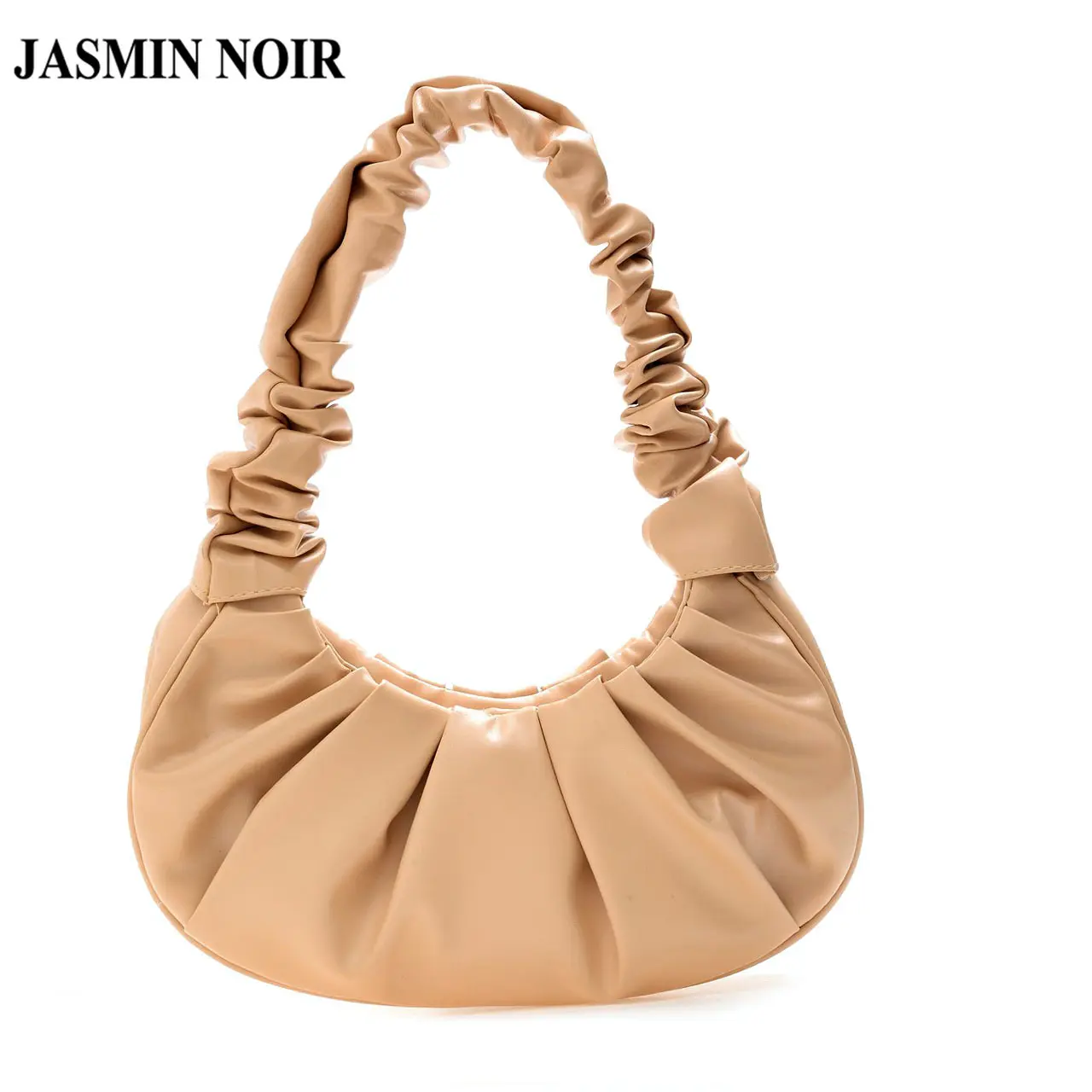 JASMIN NOIR PU Leather Women's Shoulder Bag Fashion Simple Handbag Small Hobos Sling Bag