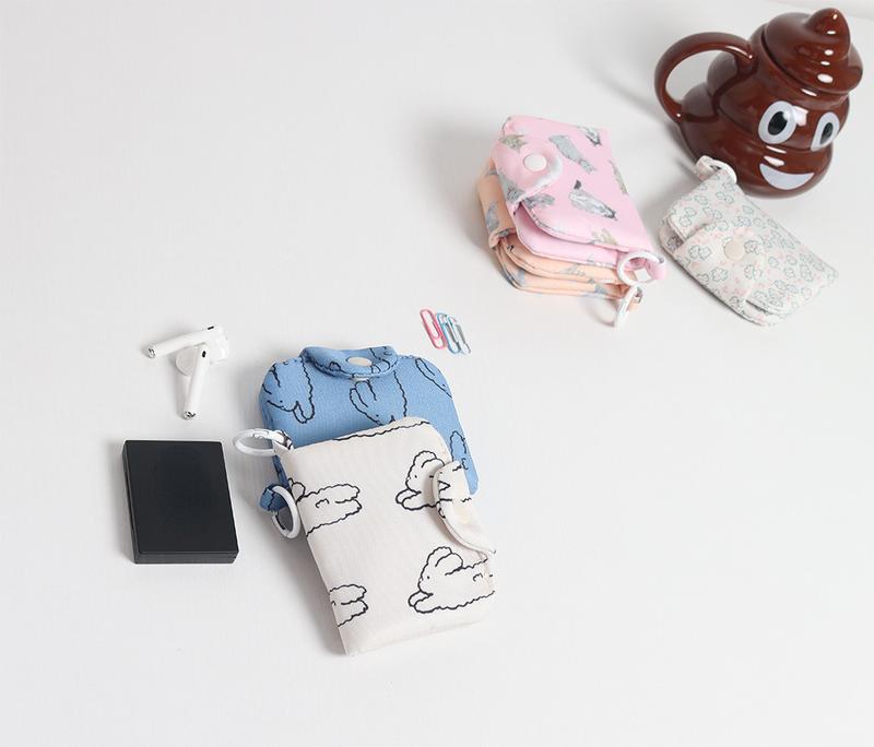 Product Introduction of 1pc Cute Student Card Simplicity Floral Korean Fashion Wallet Card Holder for Girls PortableSmall Storage Bag 9