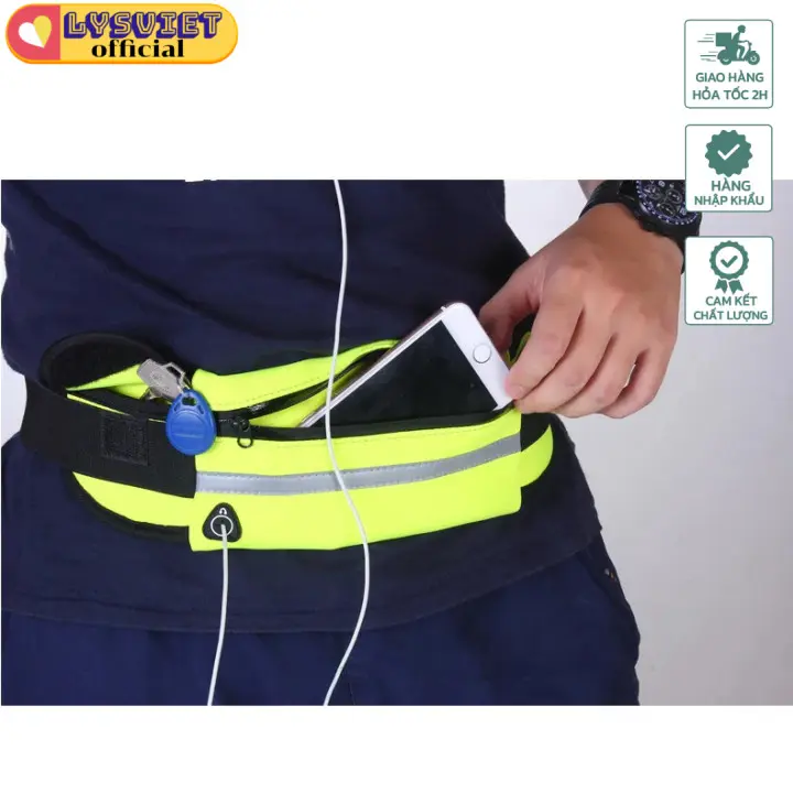 Túi đeo thắt lưng chạy bộ đạp xe thể thao Waist bag belt bag running 5