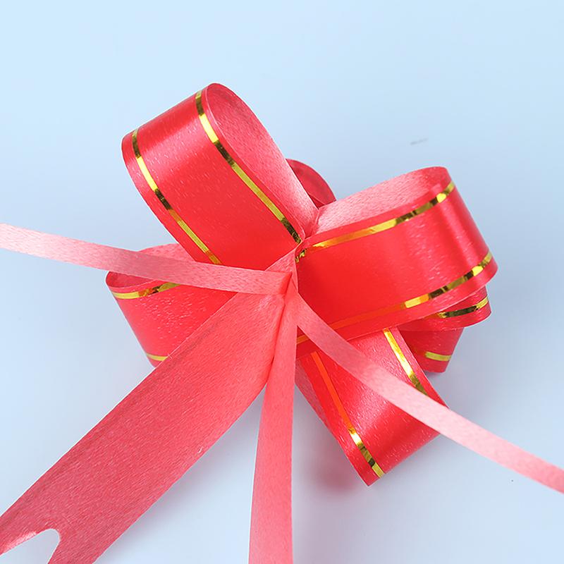 Product Introduction of 20 Pcs Ribbon Pull Bows Gift Knot Ribbon Wedding Gift Decoration Gift Wrapping Bows Packing Car Decor 15