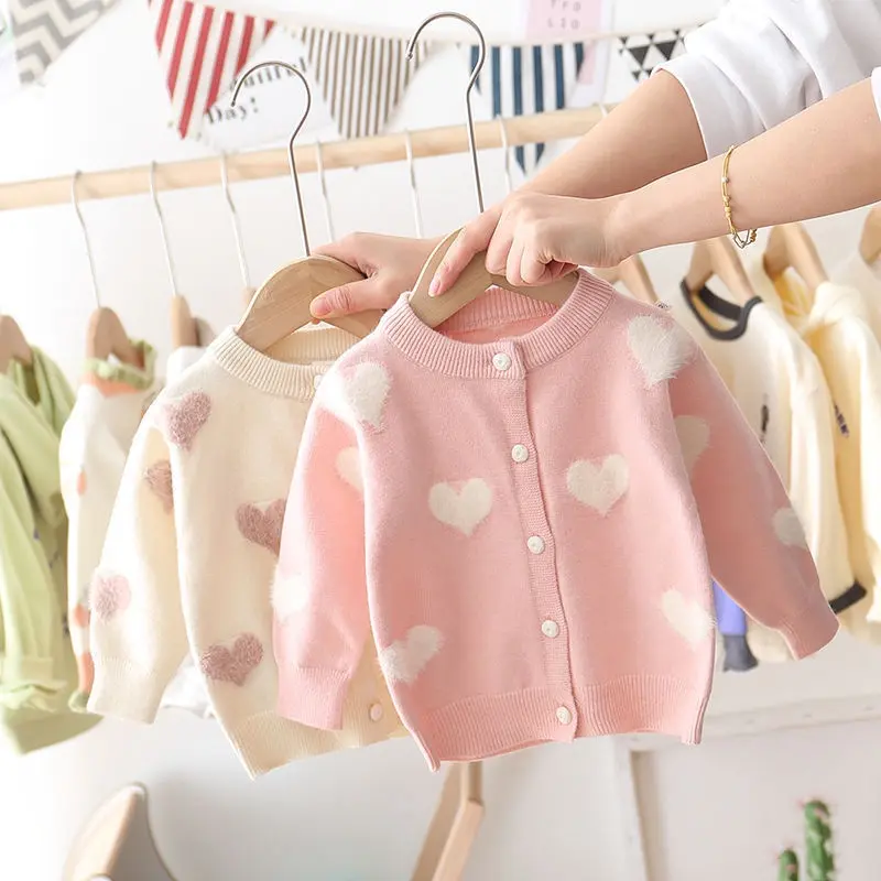 Áo khoác mùa thu, dành cho bé gái và phụ nữ từ 2-9 tuổi, Áo len và áo Cardigan dành cho bé gái, Thích hợp cho trẻ nhỏ, Áo khoác mùa xuân và mùa thu, Áo Cardigan dệt kim, 2023 áo  khoác áo  phao aopha  obegai áo  khoác  lông  tai  thỏ  cho  bé  gái