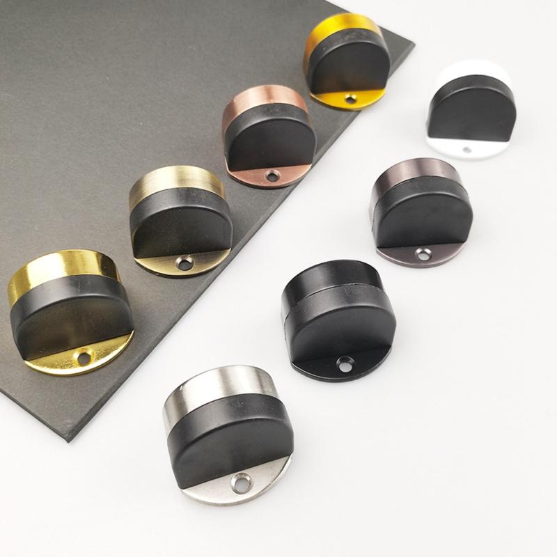 Product Introduction of New Stainless Steel Door Stopper Nail-free Anti-collision Door Suction Hardware Non Punching Door Holder Door 20