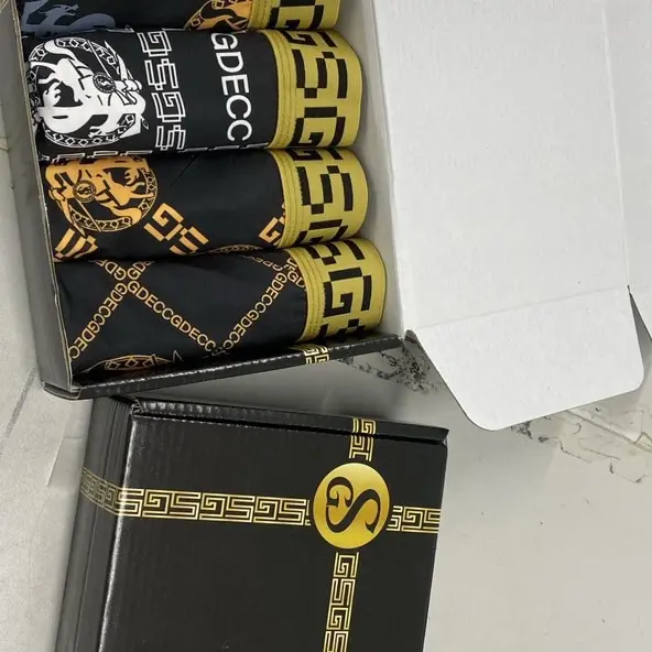 Sịp Đùi nam Cao Cấp Hộp 4 Quần ,Chất vải thun lạnh Quần Boxer Menswear 3