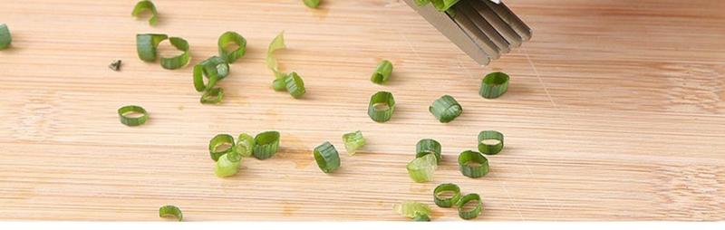 Product Introduction of Kéo Rong Biển, Nhiều Lớp, Dụng Cụ Gia Dụng, Kéo Thực Phẩm Bổ Sung Nhà Bếp, Cắt Băm Hành Lá, Dụng Cụ Hữu Ích, Làm Bằng Thép Không Gỉ, Đa Chức Năng, Kéo Năm Lớp 6