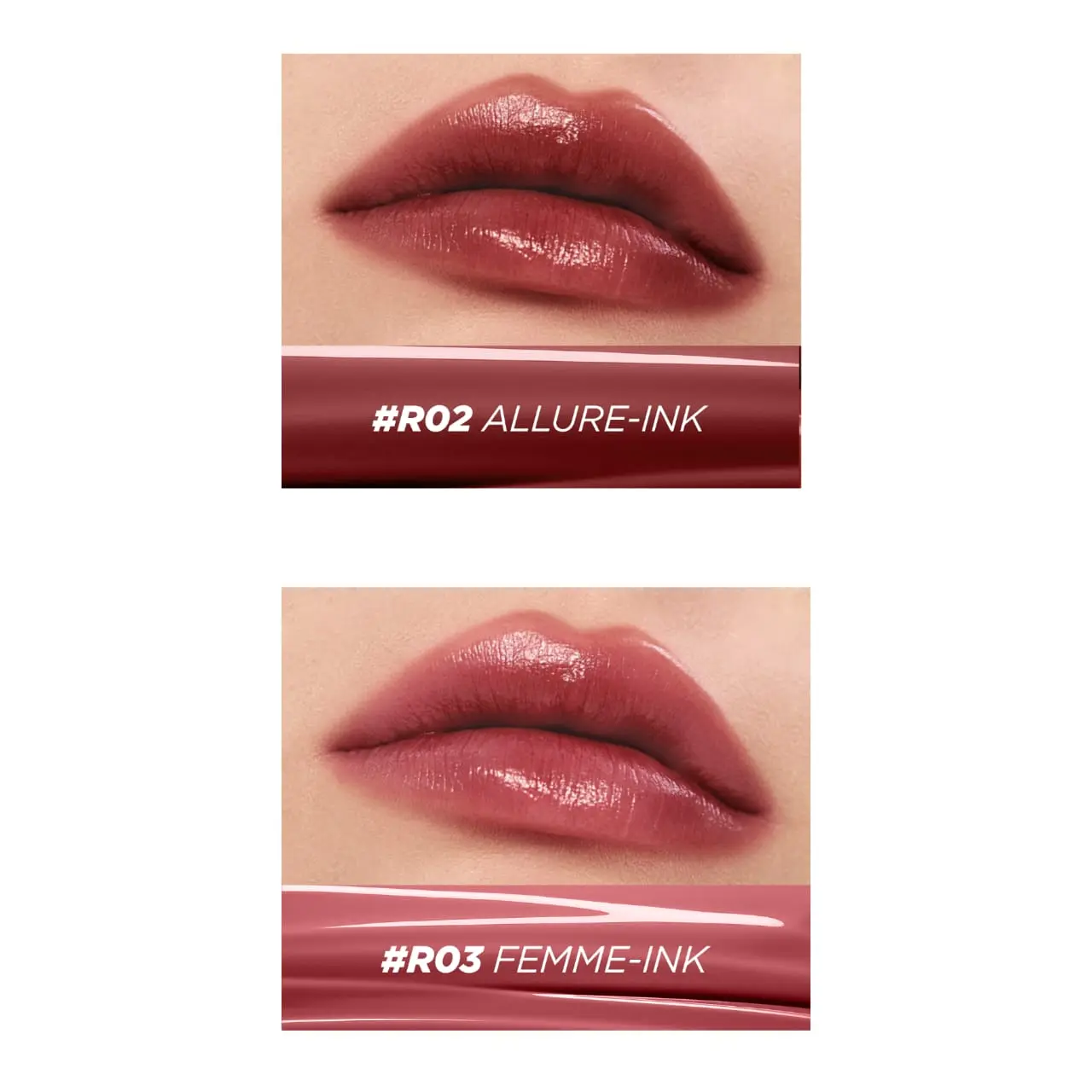 [INK-GLOSS 2pcs] 02 Allure Ink + 03 Femme Ink
