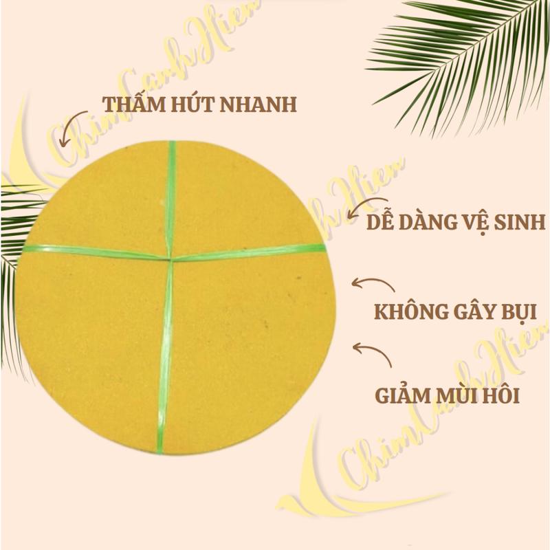 Giấy tròn lót lồng lót phân chim đủ size, kích cỡ dễ dàng vệ sinh lồng chim