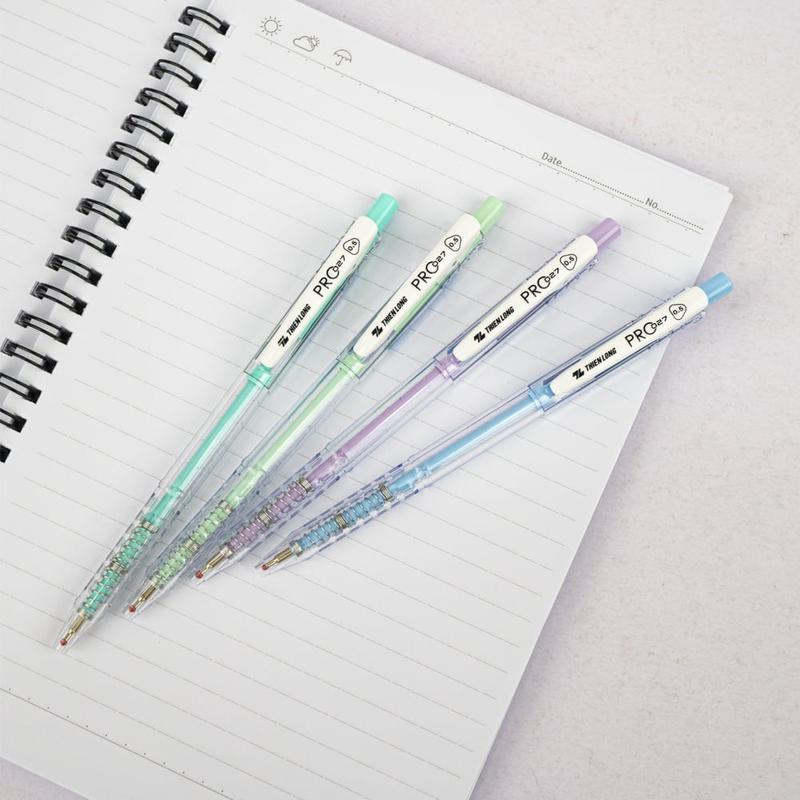 Mua 10 Cây ( Tặng 1 Cục Gôm ) Bút bi màu pastel PRO 027 Thiên Long TL-105 ( Sản Phẩm Mới Thiên Long)