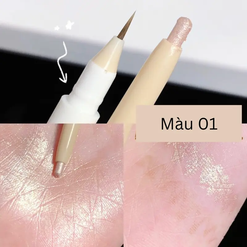 Bút nhũ tạo bọng mắt cười 2 đầu Sweet Mint 4