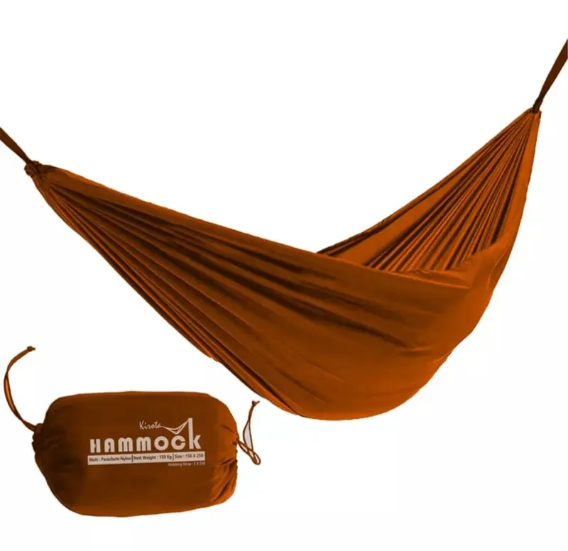 Hammock Single Size 250x150 cm Full Bartex - Ayunan Gantung Dewasa Besar COD - Hamock Tebal Murah - Kasur Tempat Tidur Gantung Camping Outdoor - hamok - hemok - hanmock - Hamuk 6