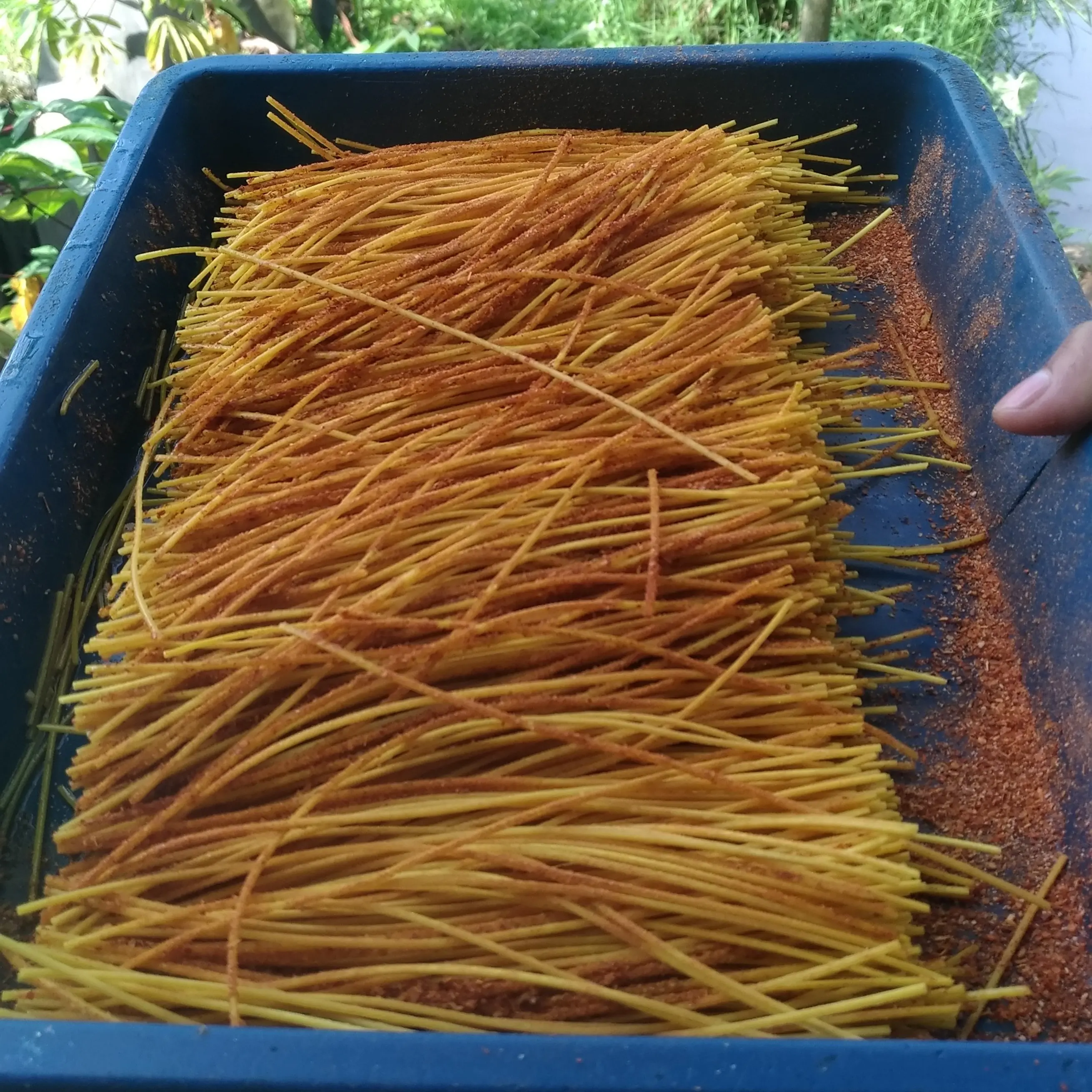 Mie lidi 500gram Mie lidi Extra Pedas Halal Mui Bisa COD Food Noodles Pasta