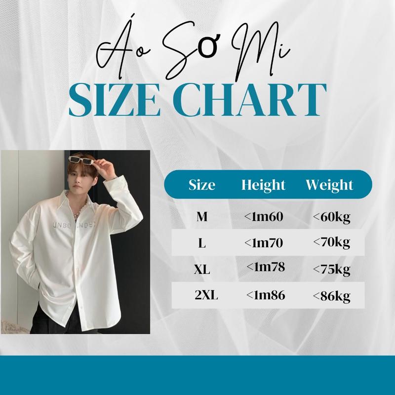 Áo sơ mi nam thêu hoạ tiết UNBO Basic GUSSET MEN SMT01 5
