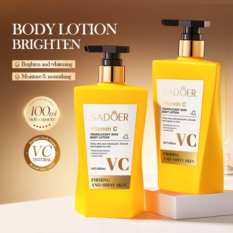 Full Vitamin C Translucent Body Lotion SADOER Moisturizing Body Lotion Moisturizer Comfort