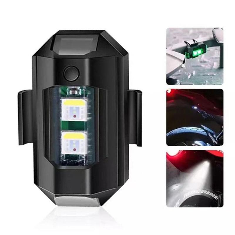 Product Introduction of Đèn LED nhấp nháy cho máy bay không người lái xe máy, hình vuông, đèn cảnh báo xe Điện và xe tải, đèn phi công, có thể sạc lại 31