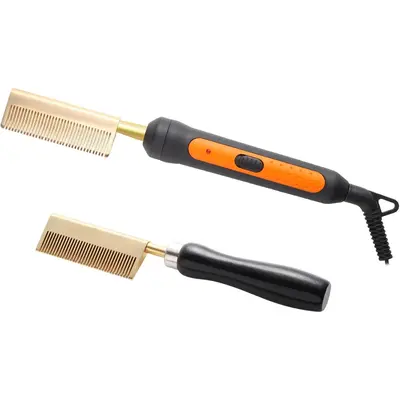 Selected Gold N Hot Pressing and Styling Comb TikTok Shop