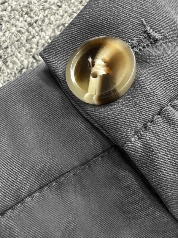 Men's Solid Color Suit Pants, Slim Fit Business Formal Pants for Work Office, Men's Trousers for Summer, Menswear 6