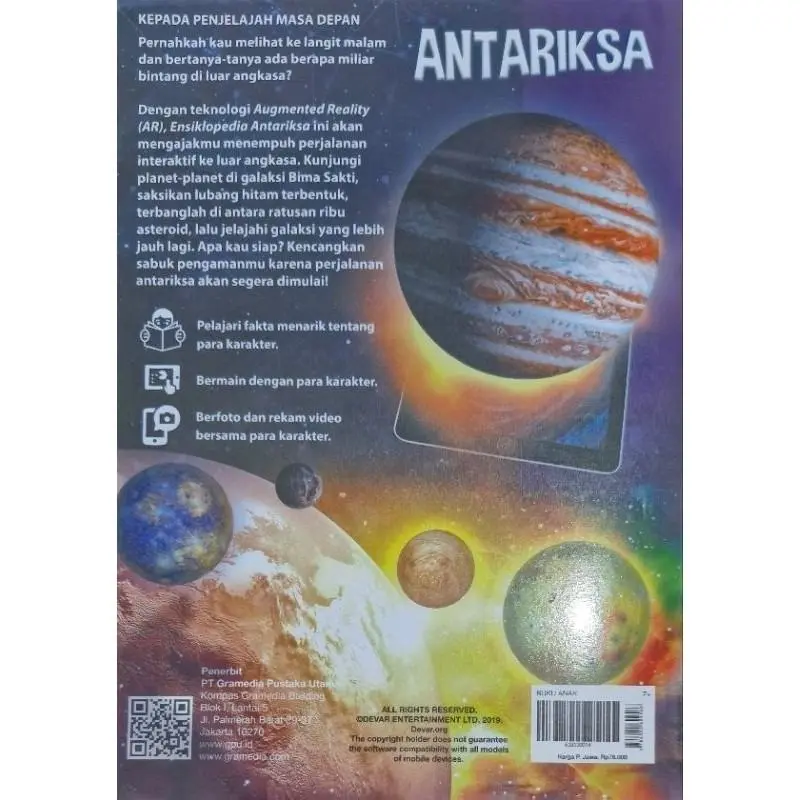 Buku Ensiklopedia 4D Antariksa Original Books Habits 2