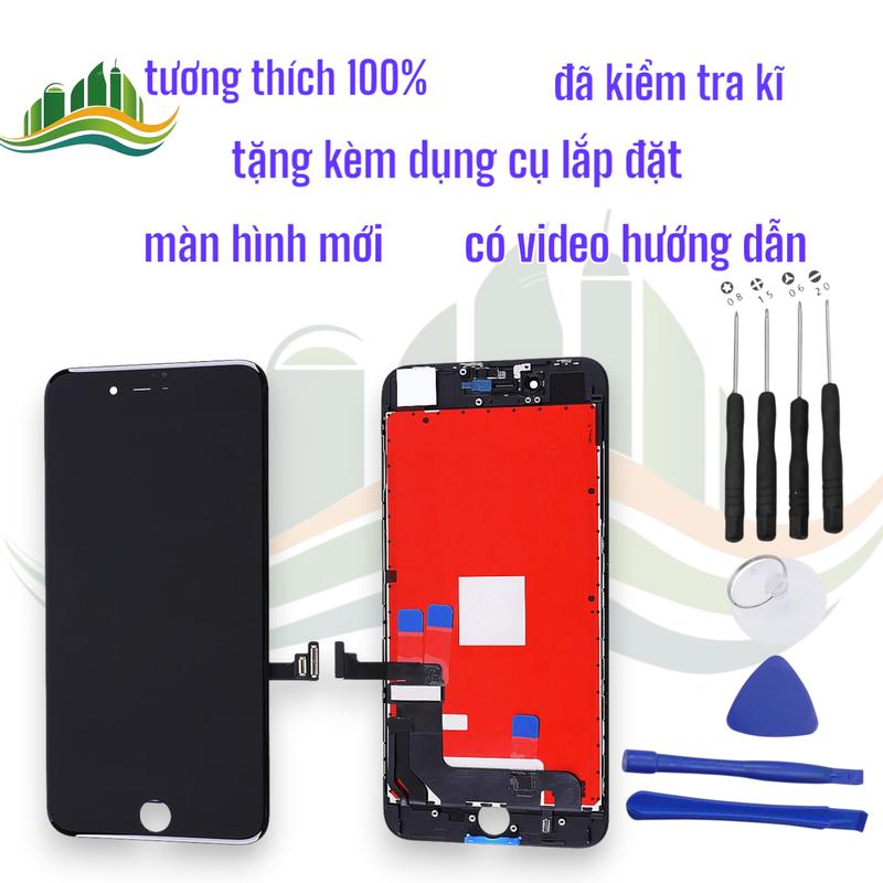 Màn hình LCD chính hãng tương thích với iPhone 8, 8plus đã kiểm tra 100%,  tặng kèm bộ dụng cụ thay màn 3