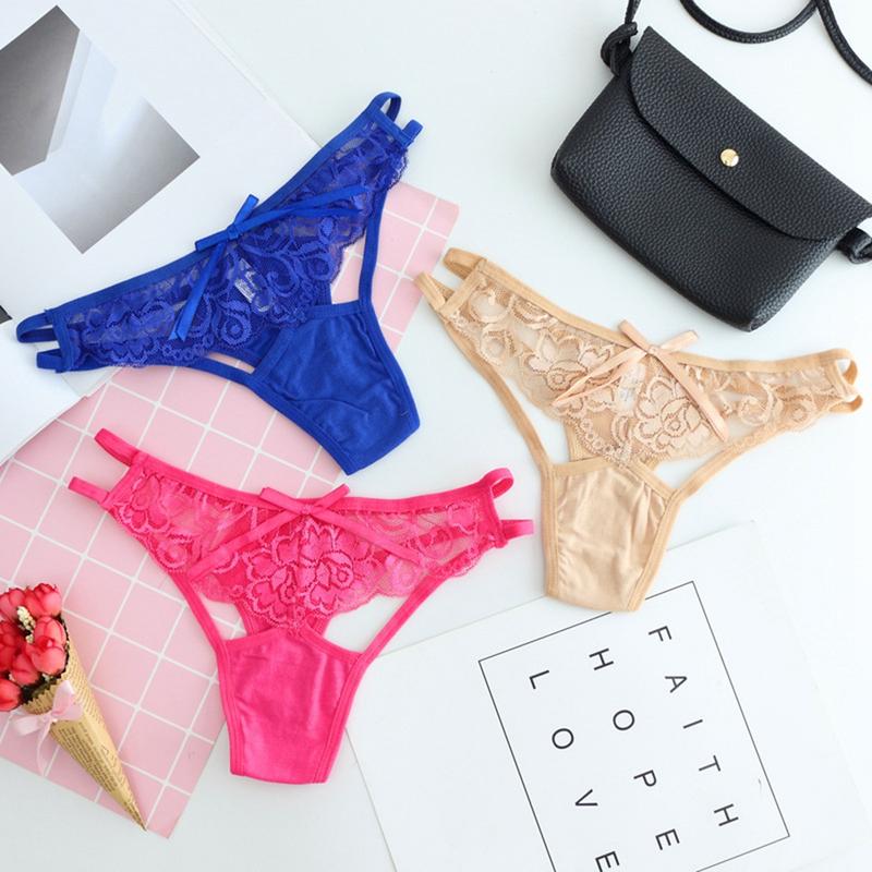 Product Introduction of Đồ Lót Ren, Lãng Mạn Và Gợi Cảm, Dành Cho Phụ Nữ, Quần Lót khoét Dây Sex, Quần Lót Trong Suốt, Không Đường May, Đồ Lót Nữ Women 6