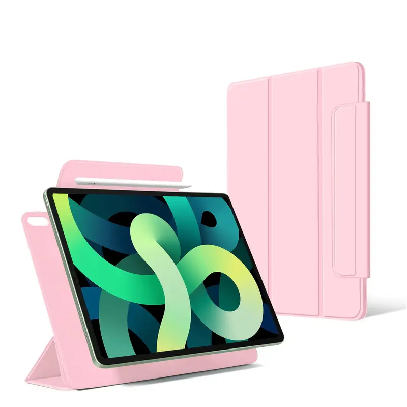 Magnetic Tablet Protective Case, 1 Count Solid Color Magnetic Case with Auto Sleep/wake Function, Slim Tablet Cover Cases Compatible with iPad 1