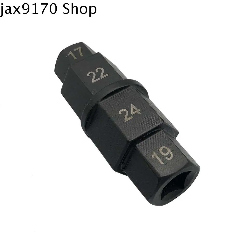Alat Soket Keluli, JAX9170, Tersedia dalam 17mm, 19mm, 22mm dan 24mm, Alat Gandar Motosikal, Spindle Hex Gandar, Alat Penyingkiran Pemandu Motosikal, Alat Lengan Penyingkiran Gandar