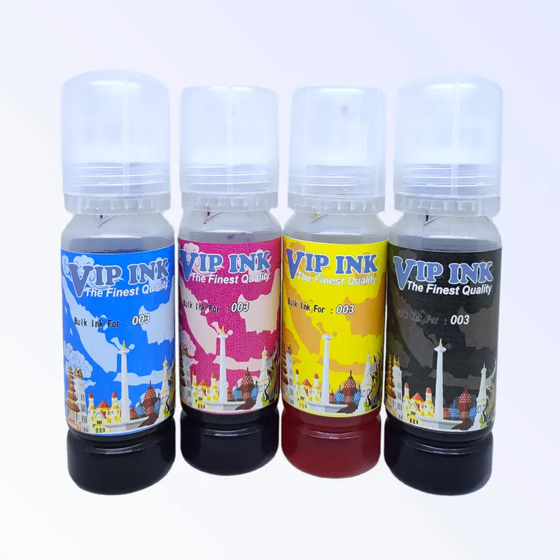 VIP INK Tinta 003 L1110 L3110 L3210 L3590  Printer Epson Black Yellow 0