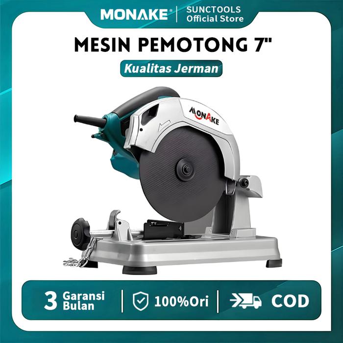 Gambar MONAKE JERMAN Top!! Mesin Potong Besi Cut Off Machine Cutting 7 Inci Tools Parts  MK7200 dari Sunctools Official Store Kota Administrasi Jakarta Barat Tokopedia