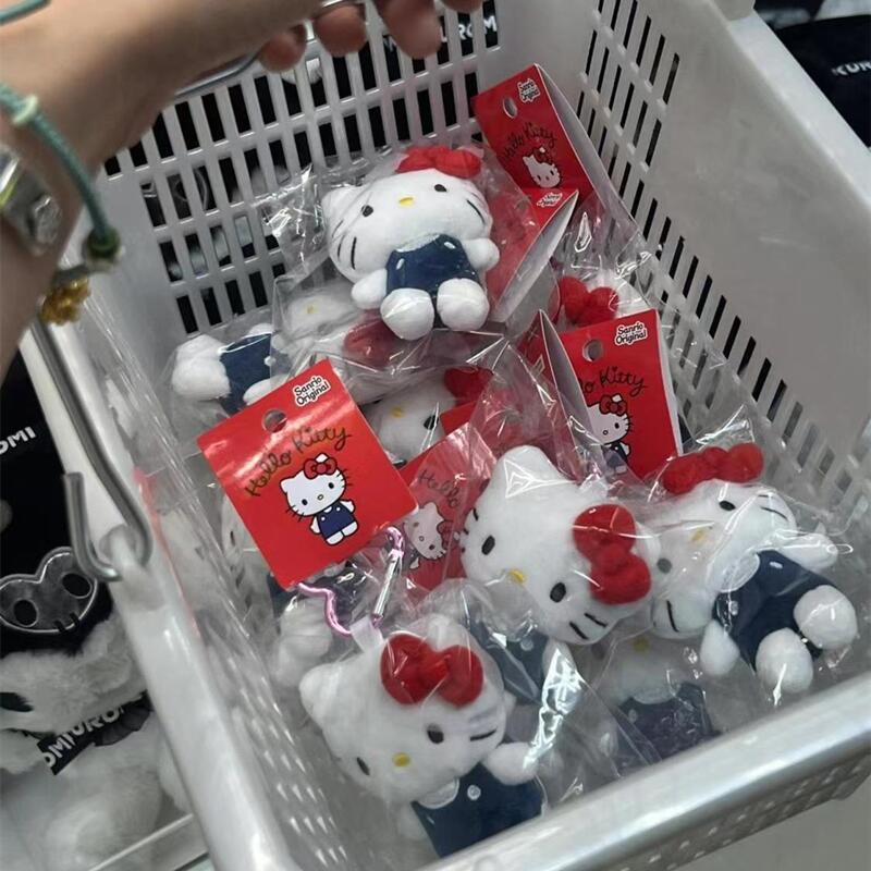 Product Introduction of Rantai Kunci Anak Patung Mewah Hello Kitty, Sanrio, Kartun Comel, Loket Plushies KT Cat, Hiasan Beg, Sesuai untuk Kanak-kanak, Mainan Mewah, Hadiah Hebat 2
