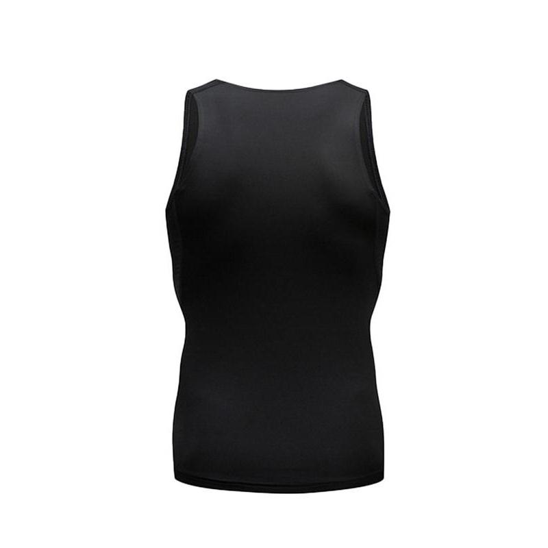 Men's Solid Compression Tank Top, Quick Drying Breathable Shaper Top, Men's Dry Fit Sleeveless Sports Top for Men, Waist Trainer, Athletic Workout Gym Exercise Clothing 7
