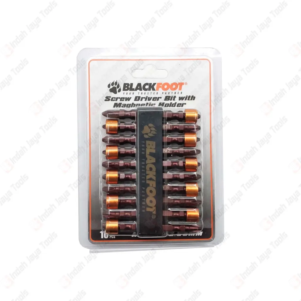BLACKFOOT Screwdrivet Bit Magnet PH2 x 65 mm PLUS Mata Obeng Angin Bor Magnetic