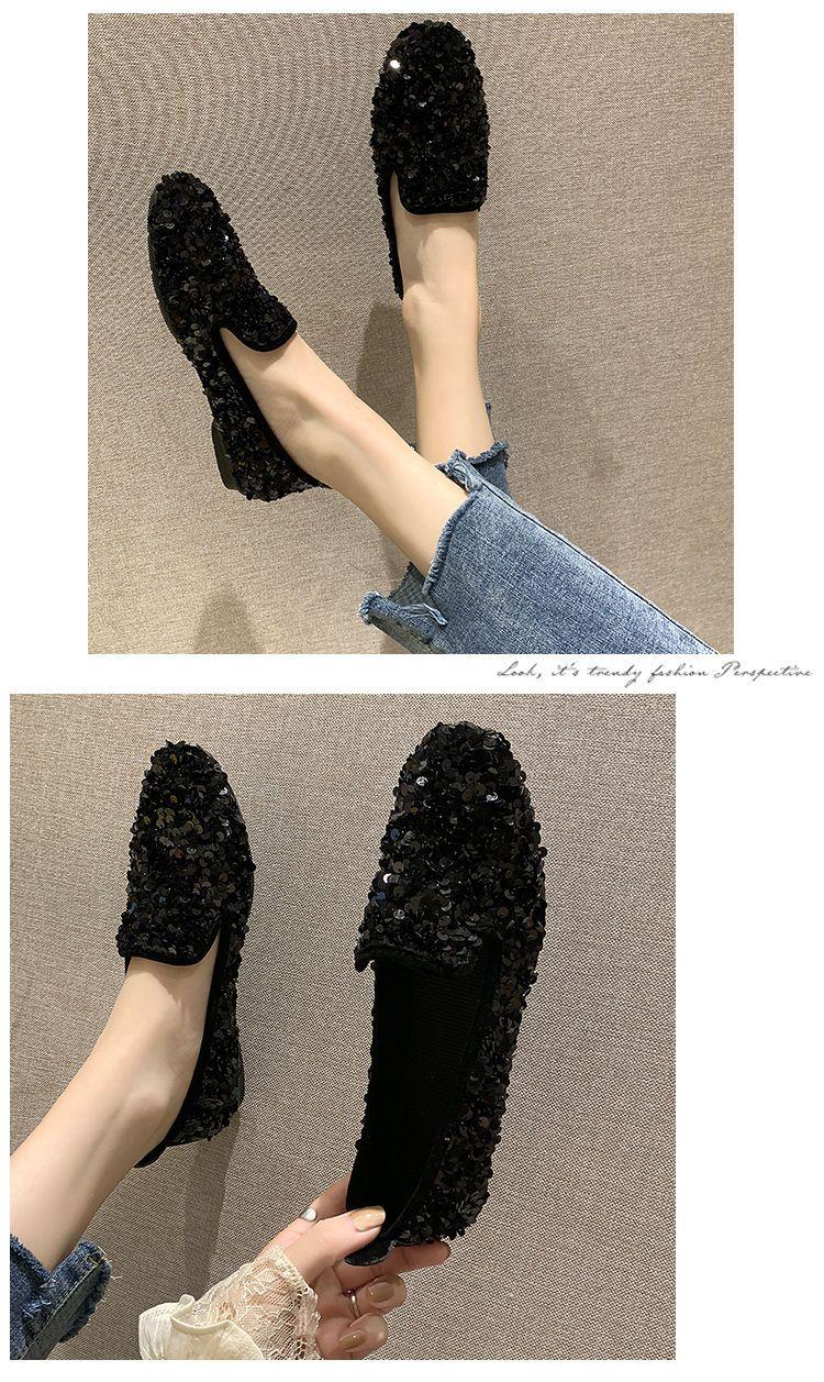 Product Introduction of รองเท้า Rhinestone แบน, สไตล์ดาราอินเทอร์เน็ต, สำหรับผู้หญิง, คอลเลกชันฤดูร้อนและฤดูใบไม้ร่วงปี 2024, สไตล์เกาหลี, เลื่อมผู้หญิง, พื้นนุ่ม, รองเท้าผ้าฝ้ายโน้ต, อเนกประสงค์, เหมาะสำหรับขี้เกียจ, อินเทรนด์ 4