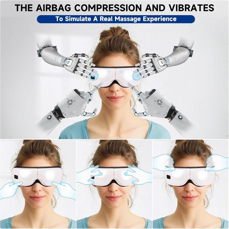 Product Introduction of Smart Eye Massager, 1 Box Rechargeable Eye Massage Tool, Professional Eye Care Tool for Women & Men, Electric Eye Massage Instrument 2