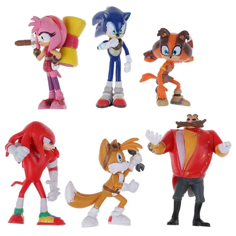Bộ Mô Hình Hành Động Sonic The Hedgehog, Được Chế Tác Với Vật Liệu Hàng Đầu, Dành Cho Trẻ Em, Trò Chơi