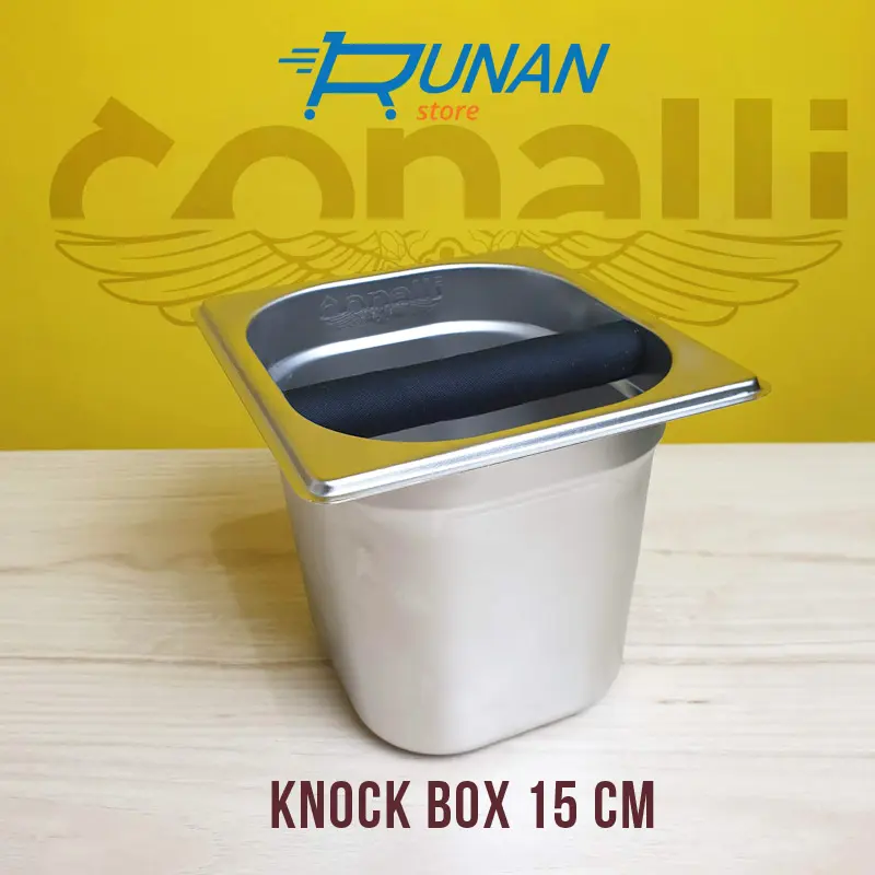 Knock Box 15cm - Coffee Bin Barista - Tempat Sampah Kopi Knockbox 15