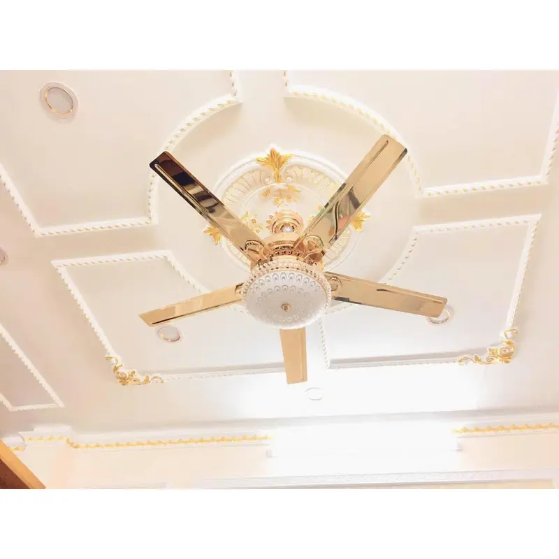 Quạt Trần Đèn gắn pha lê  , Sải Cánh 1m32, Công Suất 40w Chạy Êm Ái Với 6 Chế Độ Gió  Và 3 Chế Độ Ánh Sáng 5