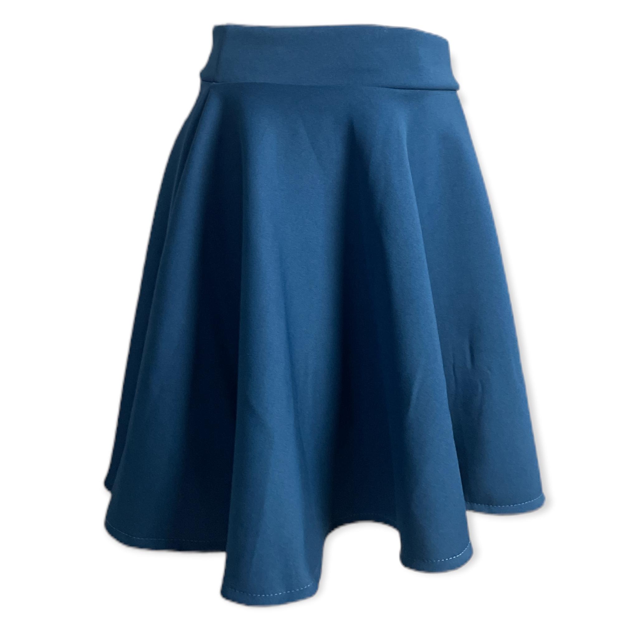 Gonna skater semplice | minigonna comoda in tessuto neoprene per donna | vita da 26 a 32 pollici Pantaloni da donna_voghion.com