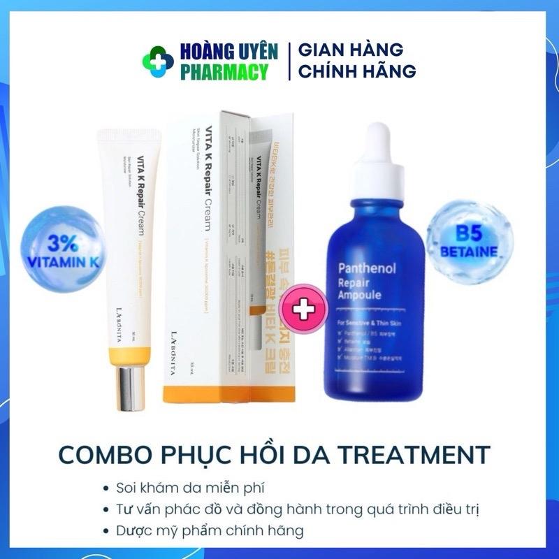 Combo phục hồi Labonita Serum B5 Repair + Kem Vitamin K La Bonita