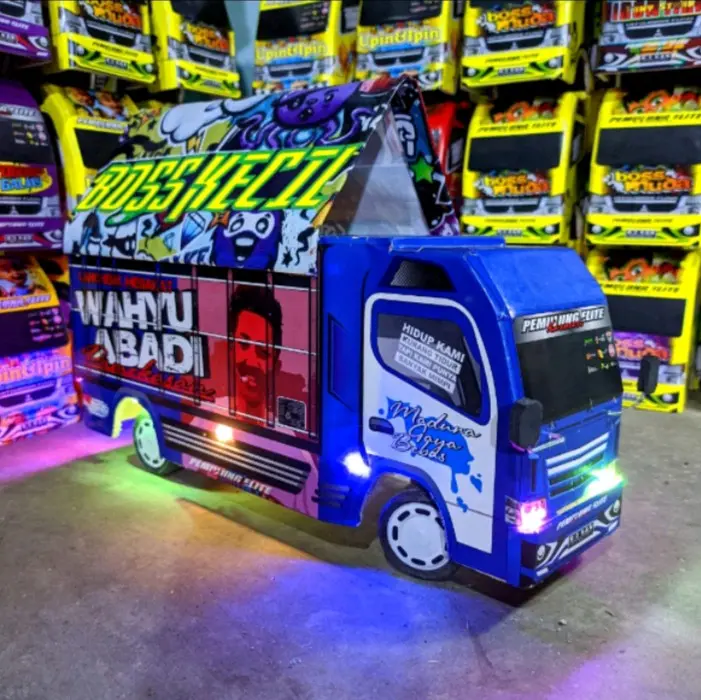 TRUK OLENG WAHYU ABADI FULL SET LAMPU TERPAL FULLSET Set Hadiah Control 0