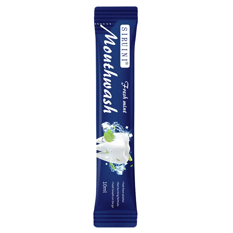 Disposable Independent Portable Bag for Mouthwash, Bag Strip for Mint Mouthwash, Hotel Cleaning for Oral Hygiene, And Prevention of Bad Breath