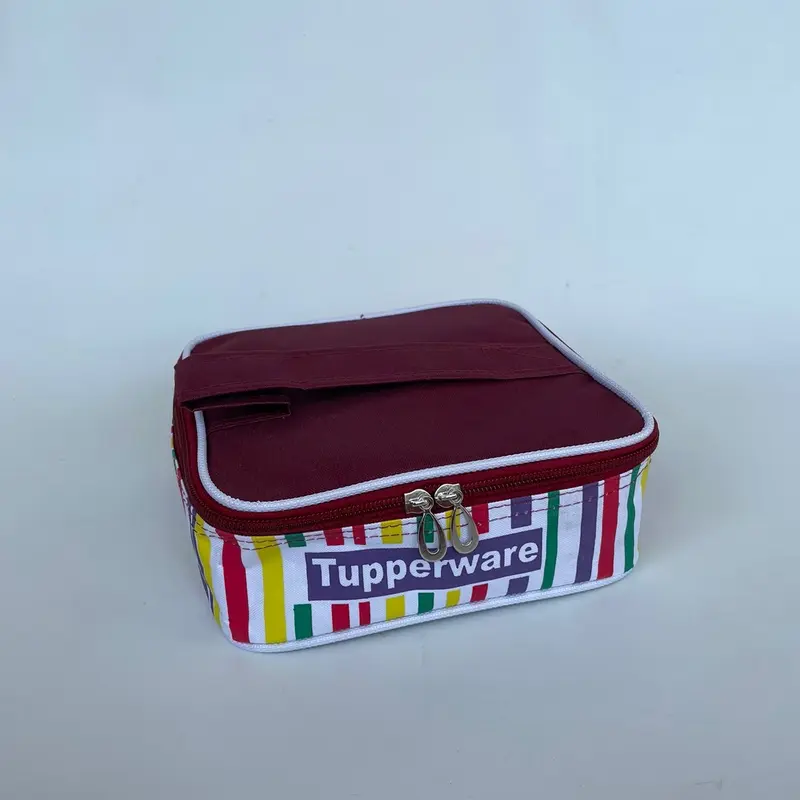 Tas Bekal Lolly Stripe Tupperware// Tas tenteng Makanan 1
