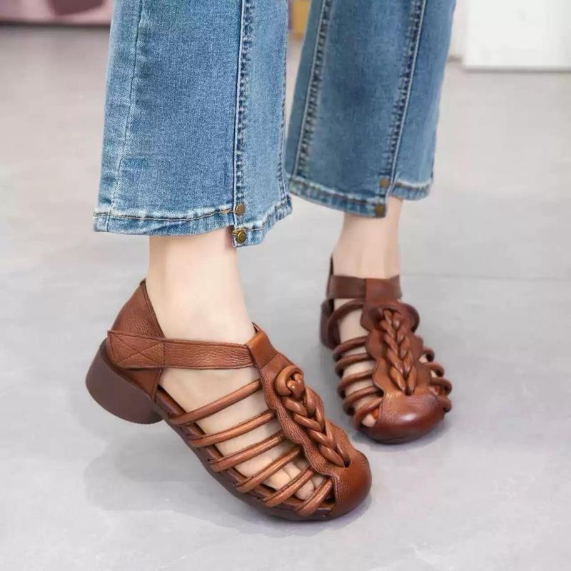 Sand DK17 new 2025 quai dán đế thấp - Giày Sandal DK17 quai dán đế thấp 3