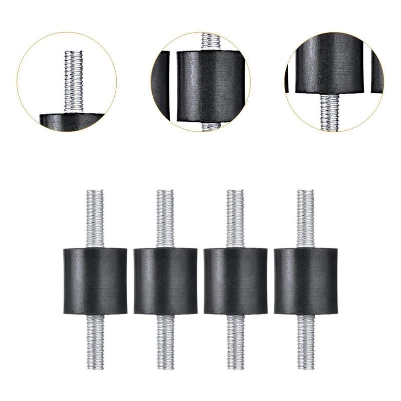 4 Pieces Rubber Shock Absorber M5 Stud Anti Vibrations Isolator Mounts for Boat Coils Water Pump Engines Home Appliances Car 0