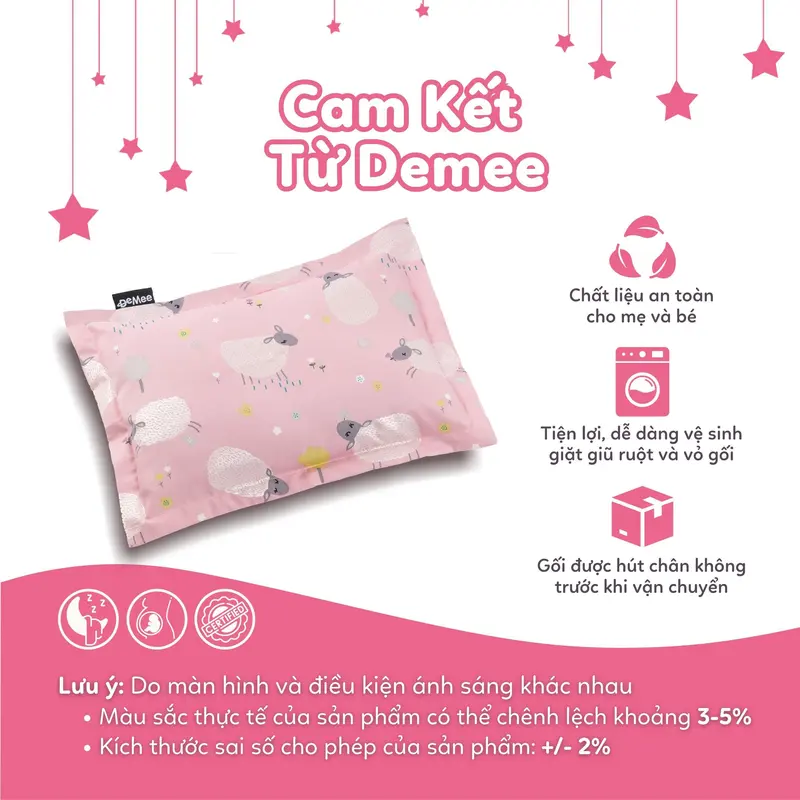 Gối Thảo Dược Đinh Lăng Cao Cấp Cho Bé Demee By Phurba - Hỗ Trợ Ngủ Ngon Sâu Giấc Cho Trẻ Sơ Sinh Đến 6 Tuổi 4