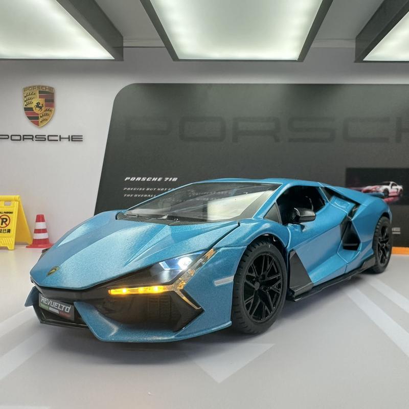 Mô hình xe Lamborghini Lamborghini Revuelto tỉ lệ 1:24 hãng Jinlifang 7