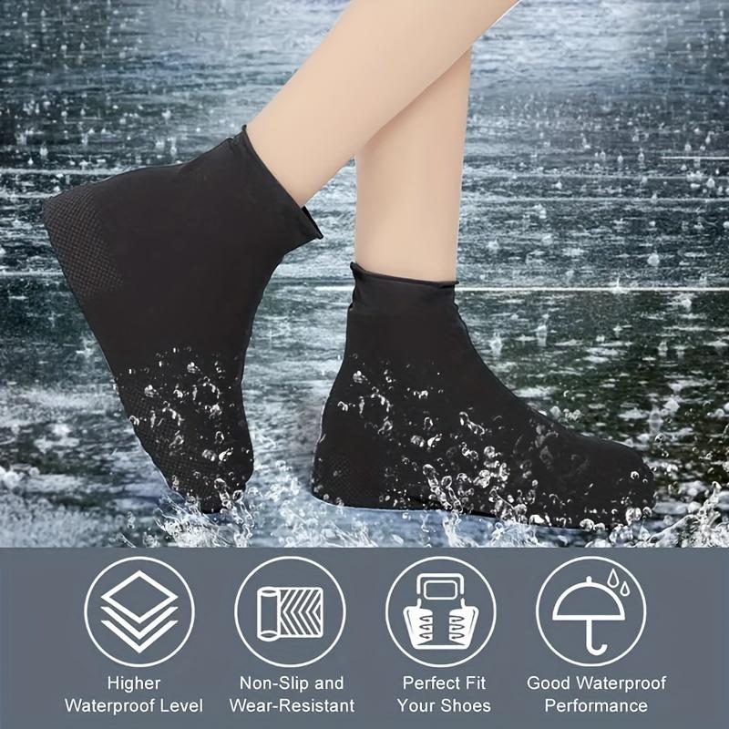 A Pair of Shoe Covers, Rainproof, Snowproof, Sandproof Shoe Covers, Suitable for Outdoor Travel and Cycling 7