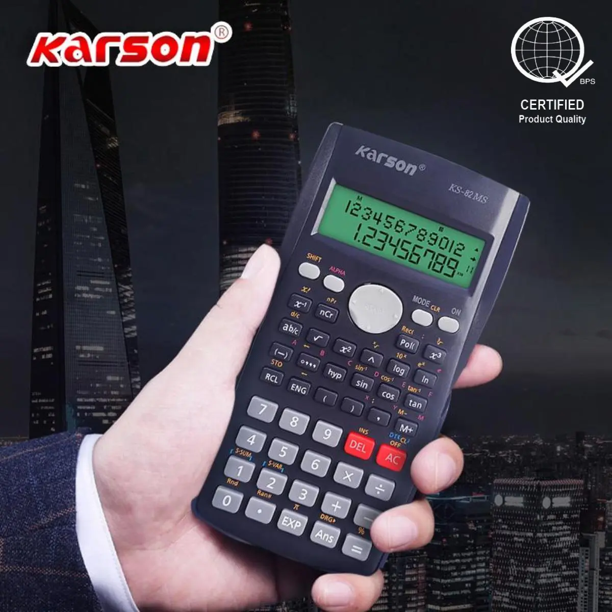 KS KARSON Scientific Calculator with Advanced Functions.KS-82MS