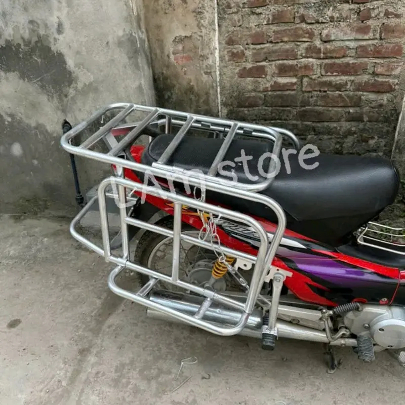 Giá xe chở hàng,Baga 2 cánh chở hàng nặng .cồng kềnh,ống thép phi 21 dày 1ly2.Trọng tải 150kg 3
