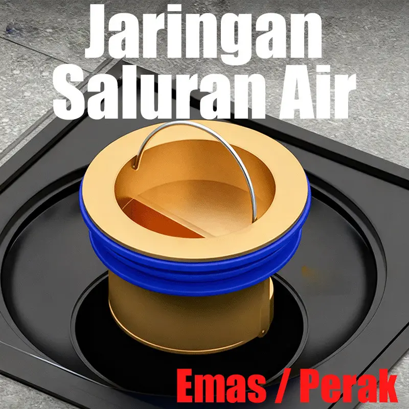 Katup Penutup Saluran Air Floor Drain untuk Kamar Mandi dan Wastafel Dapur, Anti Serangga & Bau
