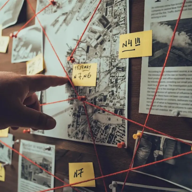 Unknown Killers Unsolved Murder Mystery Game (1 Set), Detective Clues/evidence, Solve the Crime, Solve the Crime for Individuals, Date Nights & Party Groups（6 People Semi Closed) 6