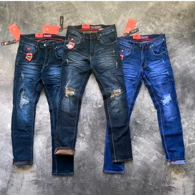 CELANA PANJANG JUMBO 28-38 JEANS SOBEK LAPIS BAHAN STRET BERKWALITAS ORIGINAL UPGRESS 0